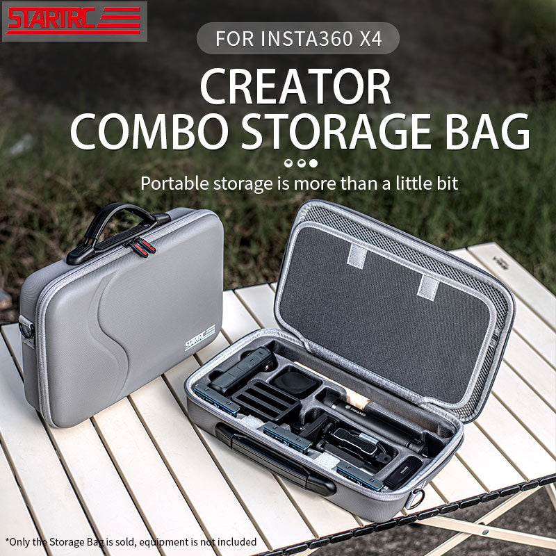Carrying Case for Insta360 X4, Portable PU Storage Protective Bag Travel  Case for Insta360 X4 Accessories