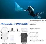 Insta ONE X4 Underwater Cover, Waterproof Case for Insta ONE X4 Action Camera