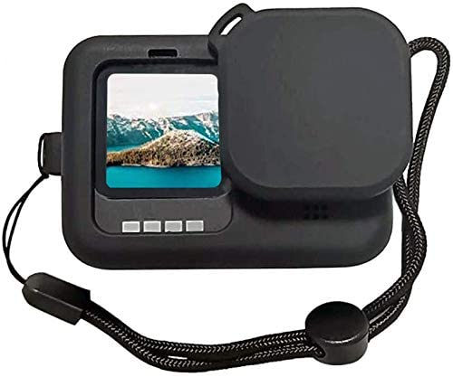 Kit d'accessoires pour GoPro Hero 9 Noir Étui de protection en silicone +  film pour écran et objectif - KreziCart
