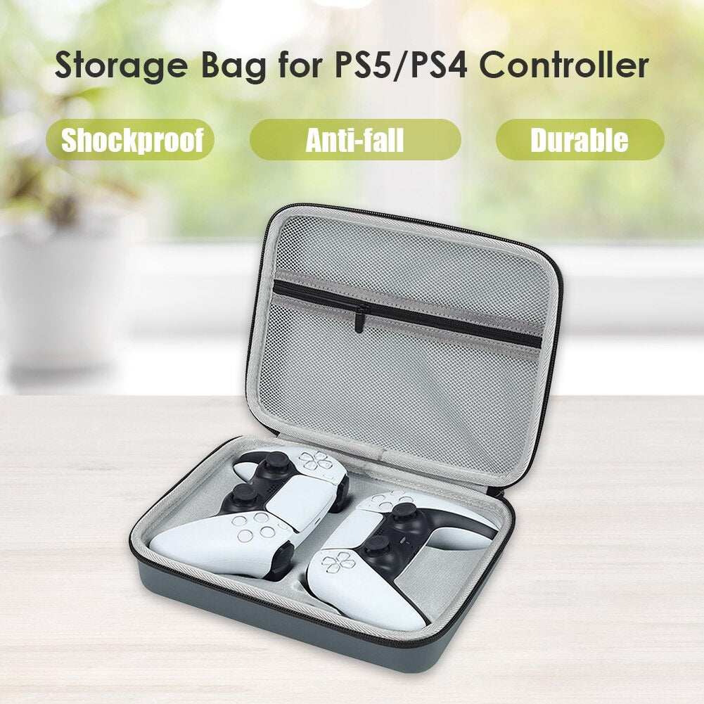 Dual Controller Hard Carry Case Compatible For PS5/PS4/XBOX/i Pega