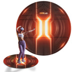 VR Mat 100 cm Round Anti Slip Comfortable Premium Gaming Floor Mat