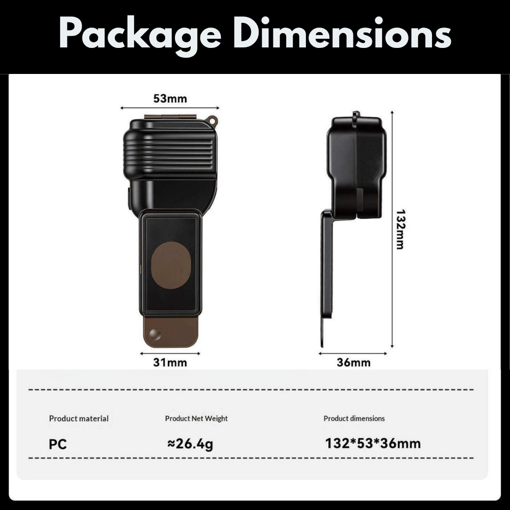 Transparent hard shell case for DJI Pocket