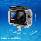 waterproof action camera housing case