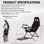 Adjustable Racing Wheel Stand