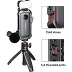 Durable aluminum protective cage for Insta360 ONE X2 camera