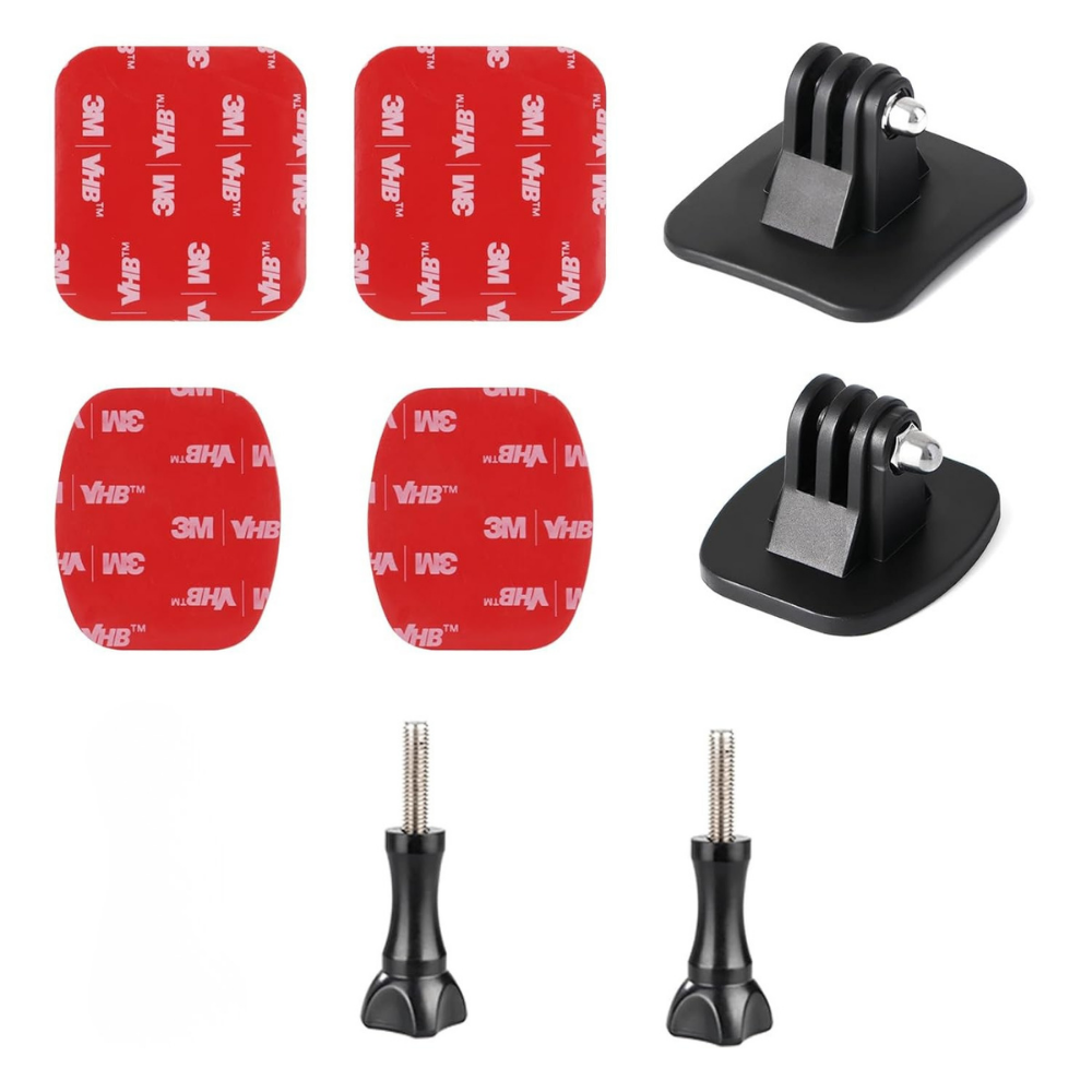 adhesive mount kit for GoPro action camera curved flat