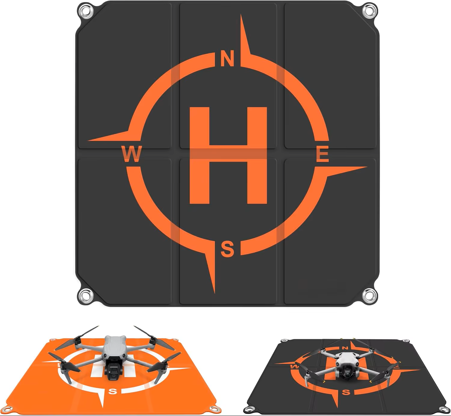 55CM drone landing pad with waterproof design and carry bag