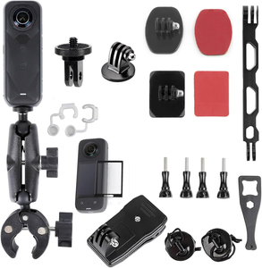 Bike handlebar mount kit for Insta360 X5 and X4 action cameras