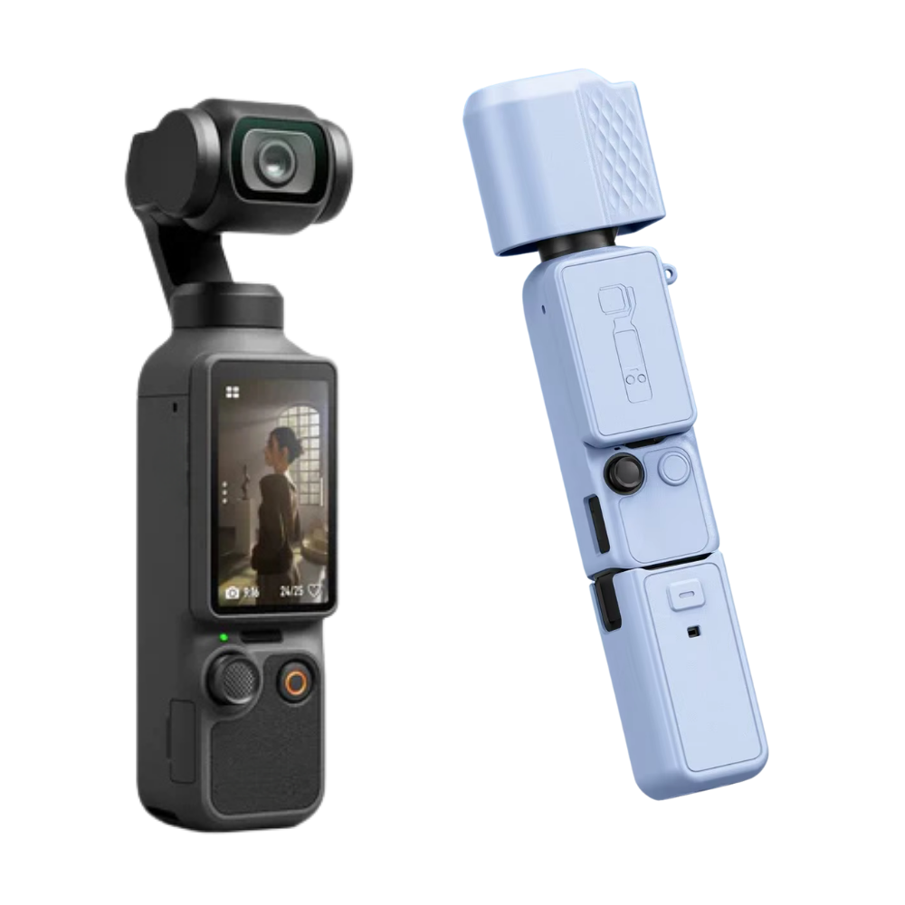 Silicone Case for DJI Osmo Pocket 4 with Lens Cover