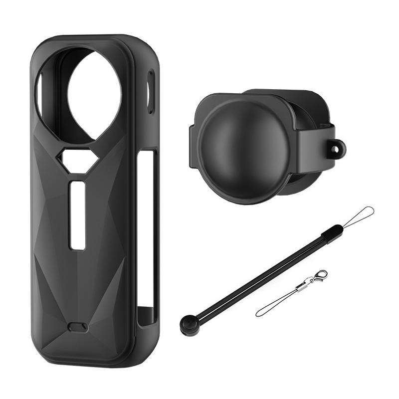 camera case with lens cap for Insta360 X5