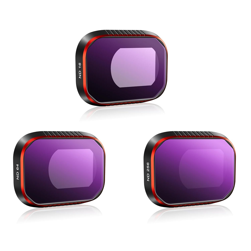 ND Filter Kit 3 Pack ND16 ND64 ND256 for DJI Mini 4 Pro Camera