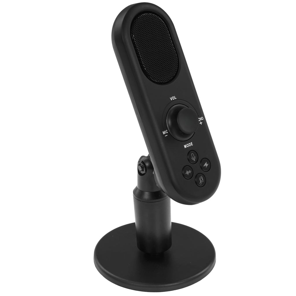 USB desktop microphone with noise cancelling and volume control