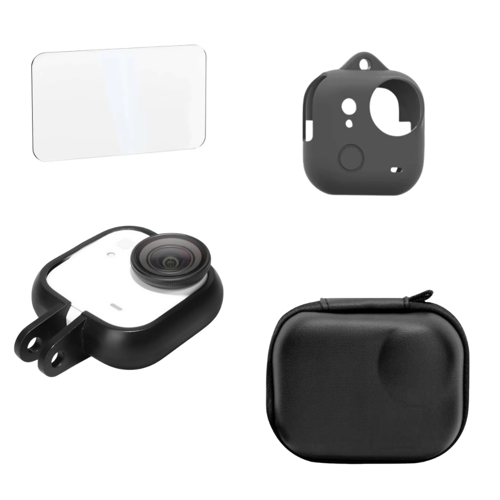 4-in-1 accessory combo kit for Insta360 GO Ultra camera protection