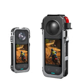 aluminum-cage-insta360-x5-front.jpg | Aluminum cage for Insta360 X5 front view