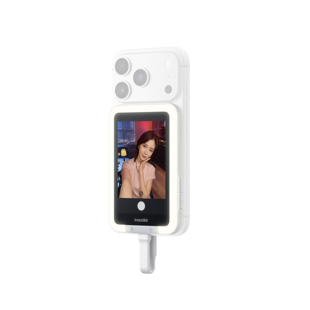 insta360 snap selfie screen rear camera preview