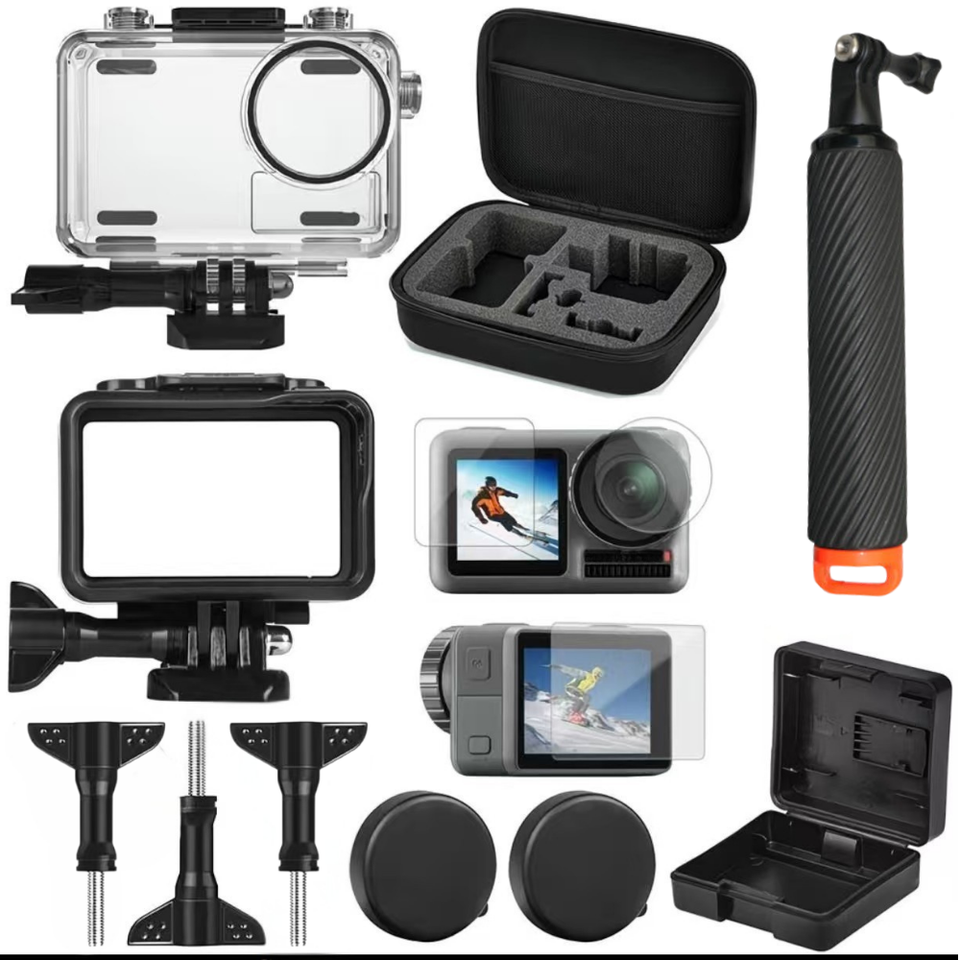 Adventure combo kit for DJI Osmo Action 5 with waterproof housing