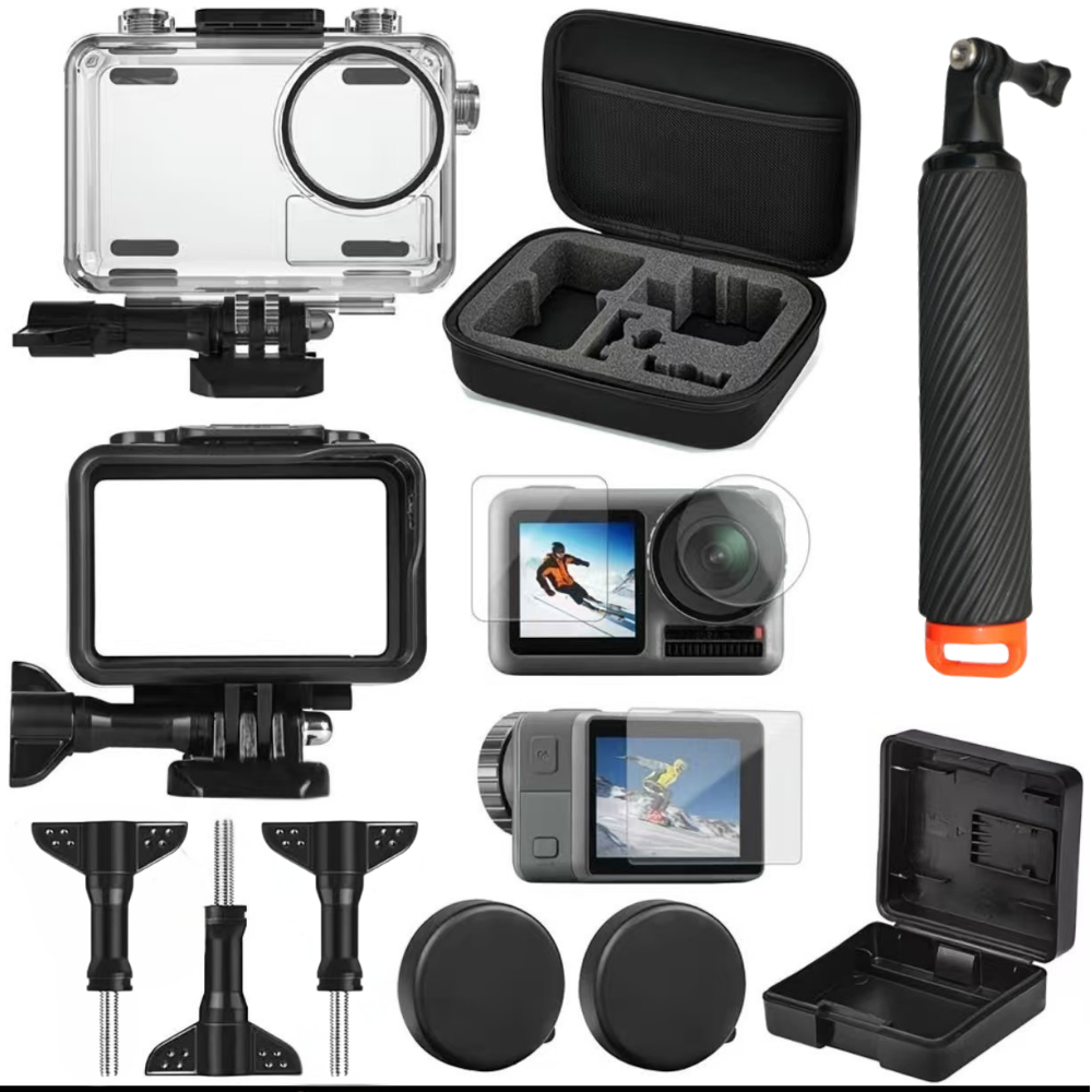 Adventure combo kit for DJI Osmo Action 5 with waterproof housing