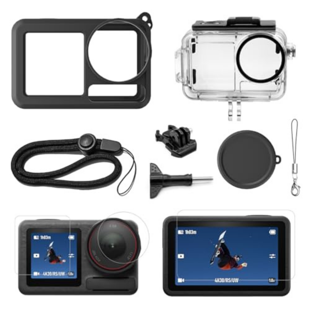 Complete accessories kit for DJI Osmo Action 5 Pro camera