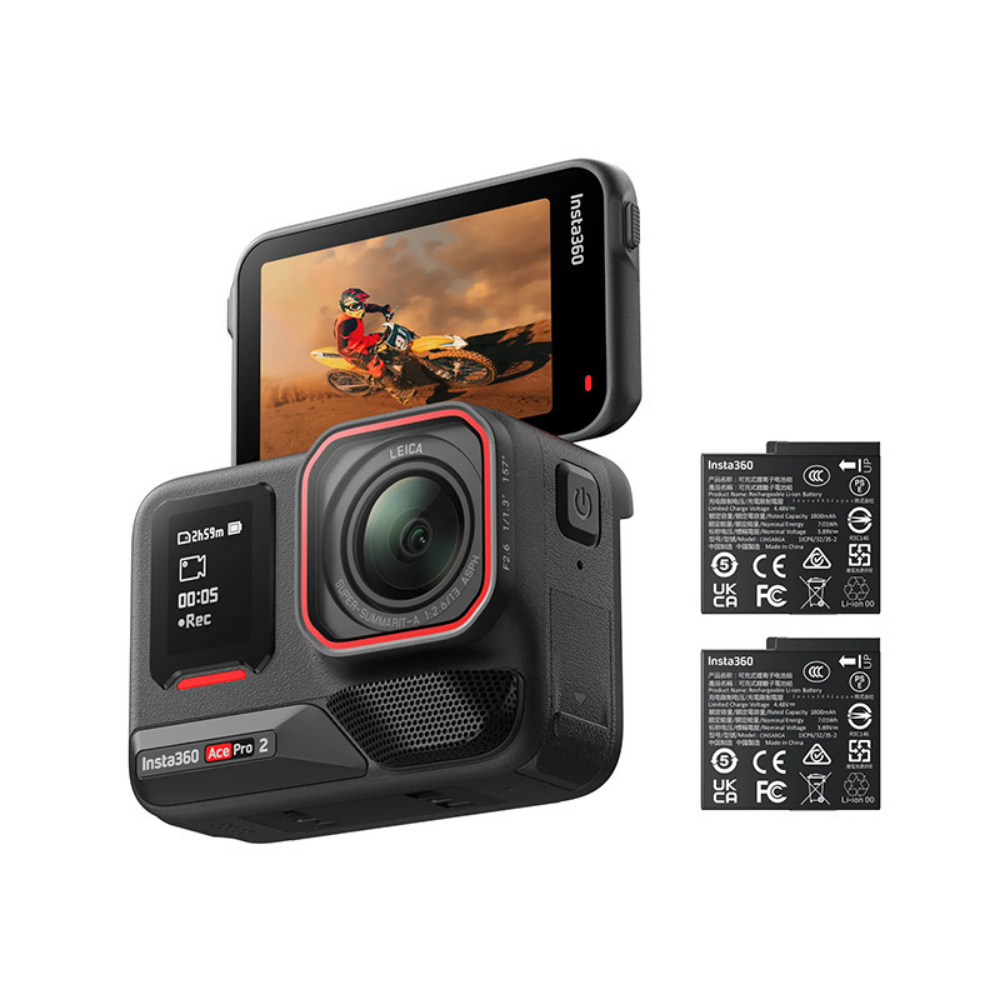 Insta360 Ace Pro 2 Dual Battery Bundle Action Camera