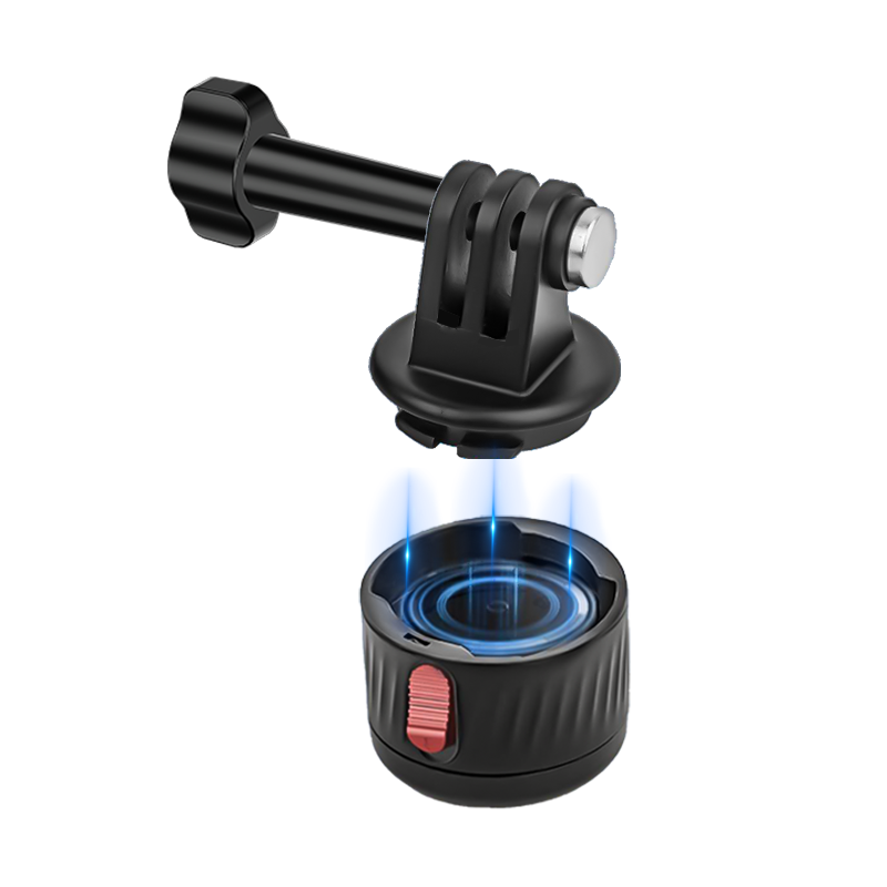 Magnetic quick release mount adapter for action cameras