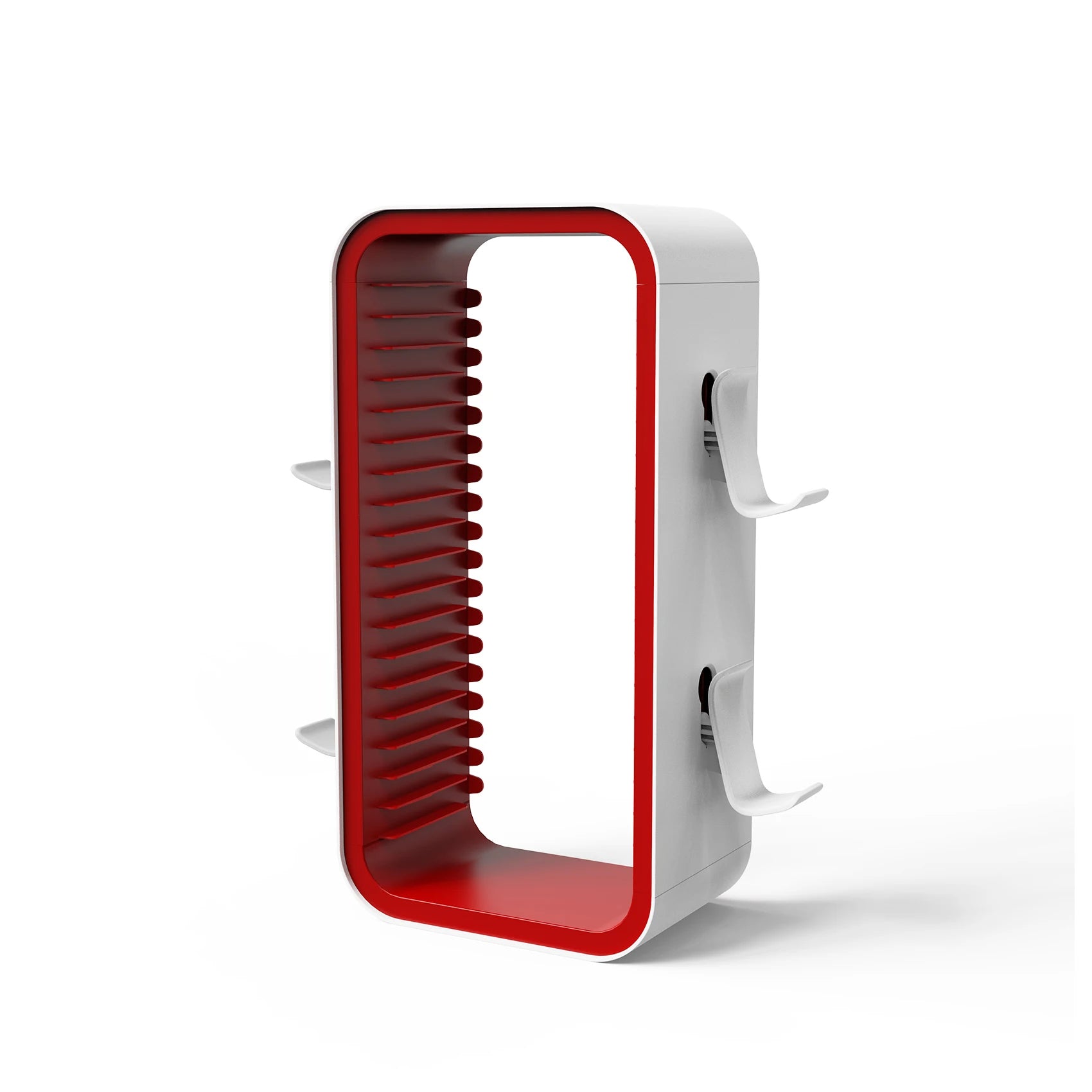 Gaming Desk Organizer Stand For PS5/Xbox Series/Switch – Holds 18 Game Discs with 4 Controller