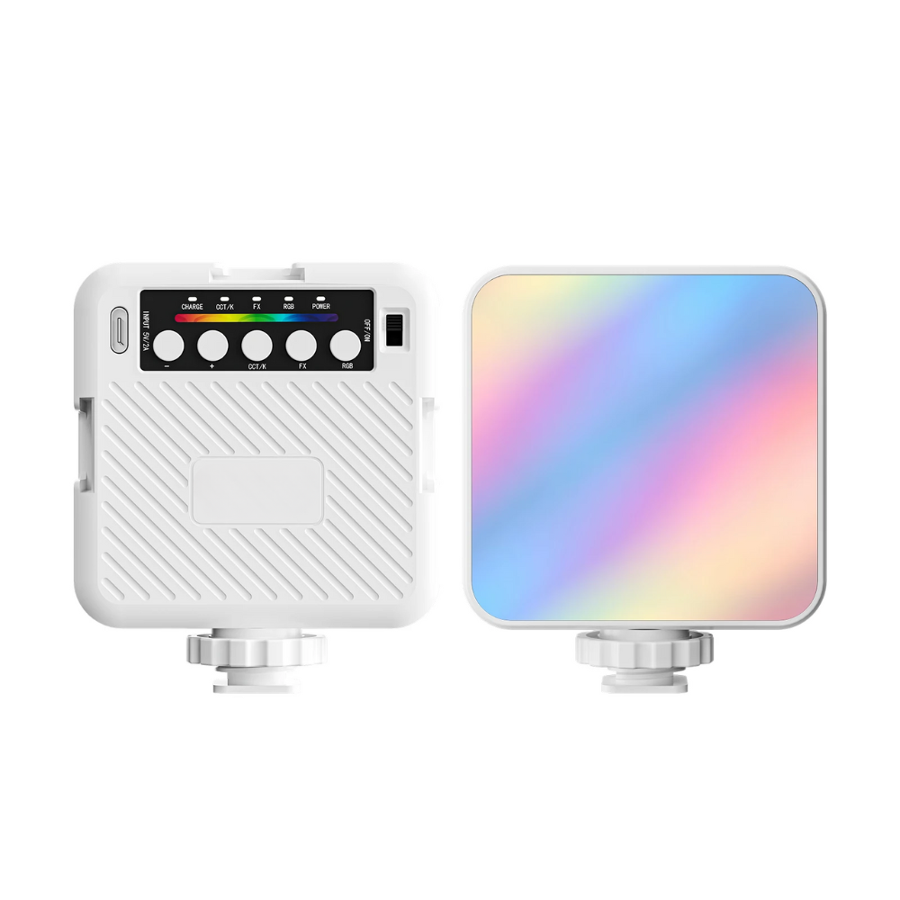 rgb video light 3000 6500k dimmable portable camera light
