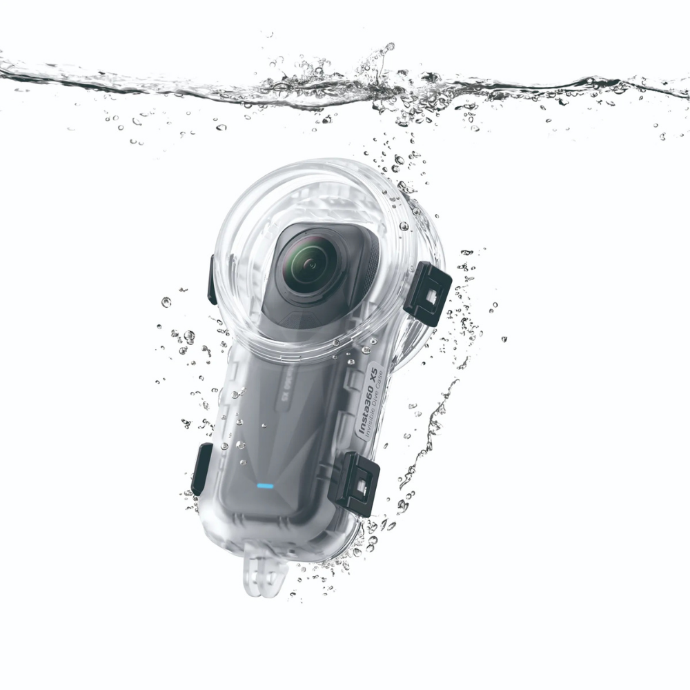 insta360 x5 invisible dive case underwater housing