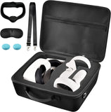 Oculus Quest 2 Carrying Case with Silicone Face Cover & Lens Protector