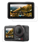 DJI Action 5 Pro screen protector with 9H tempered glass