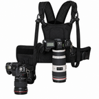Dual Camera Vest Strap for DSLR and Mirrorless Cameras