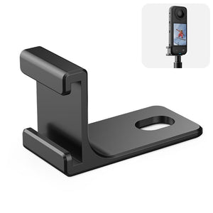 Cold shoe selfie stick extension bracket for Insta360 cameras