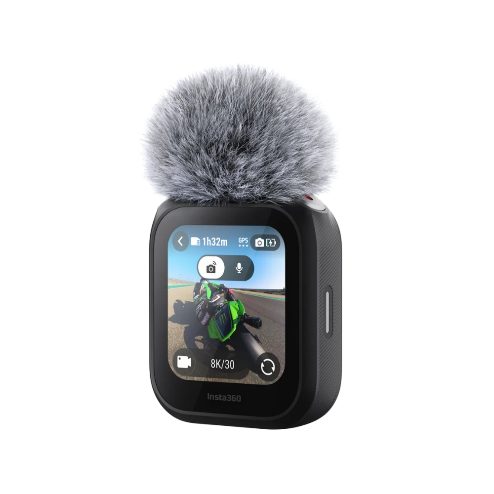 insta360 gps preview remote with built in mic