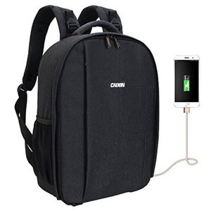 CADeN D10 professional waterproof camera backpack with USB port