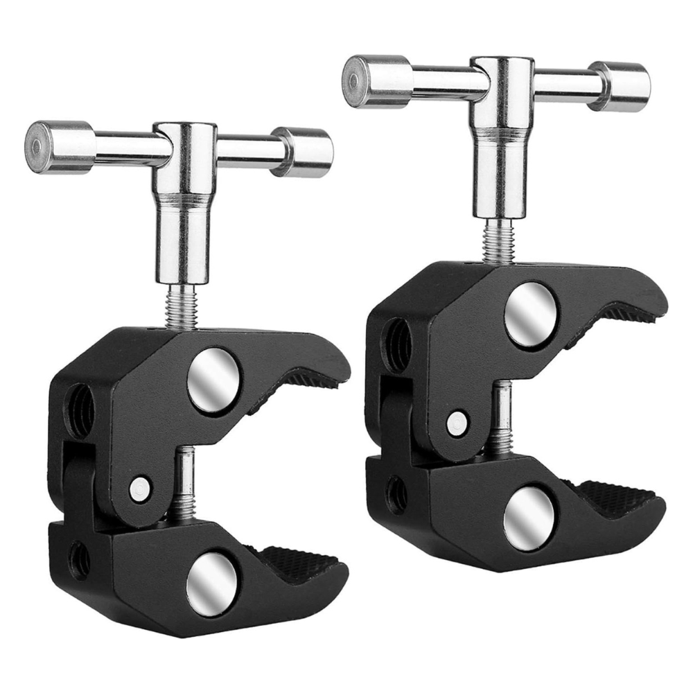 universal super clamp pack of 2 large crab claw jaw