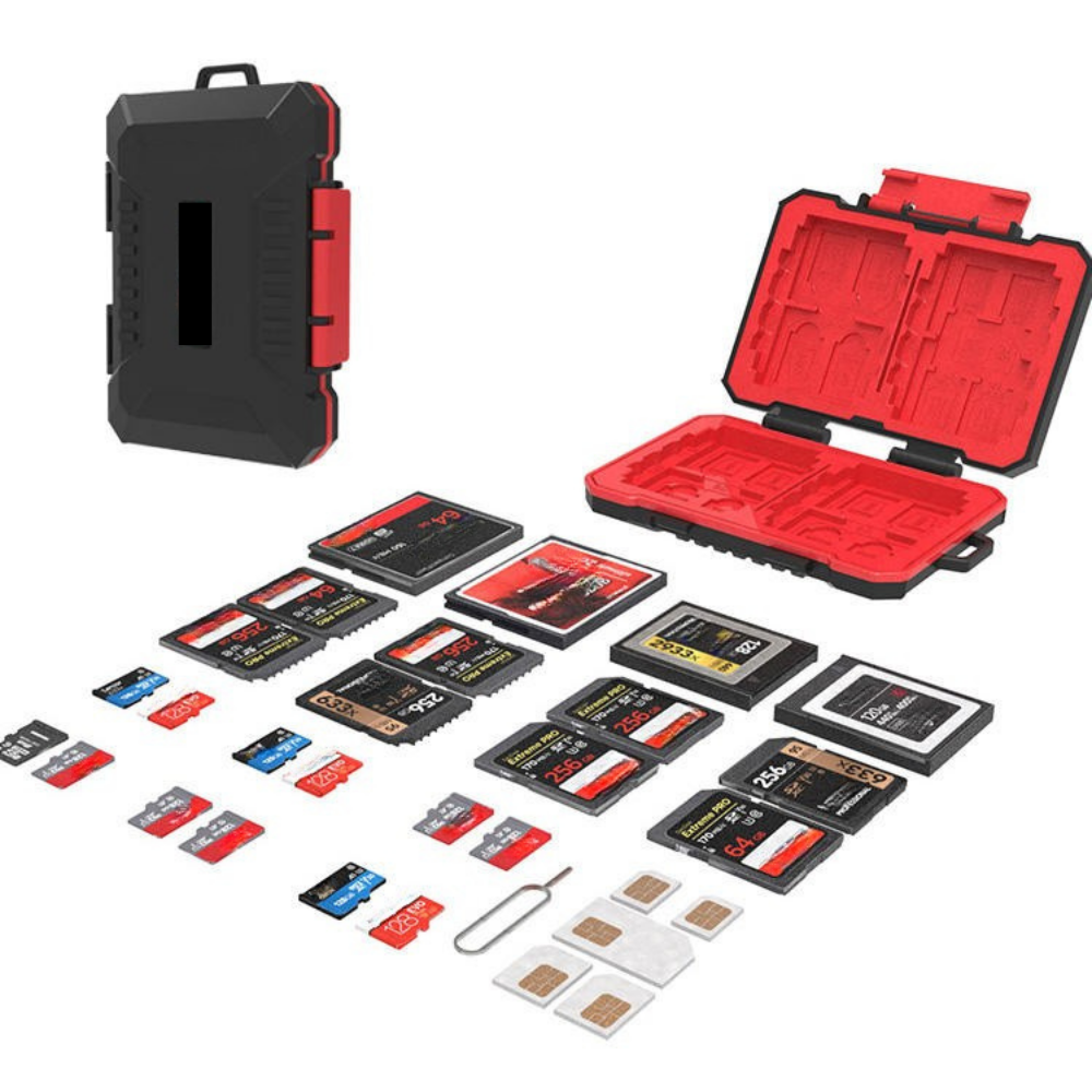 memory card storage case organizer

