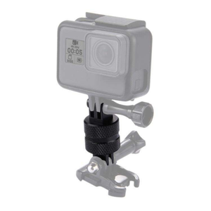 Aluminum 360 degree action camera mount for GoPro