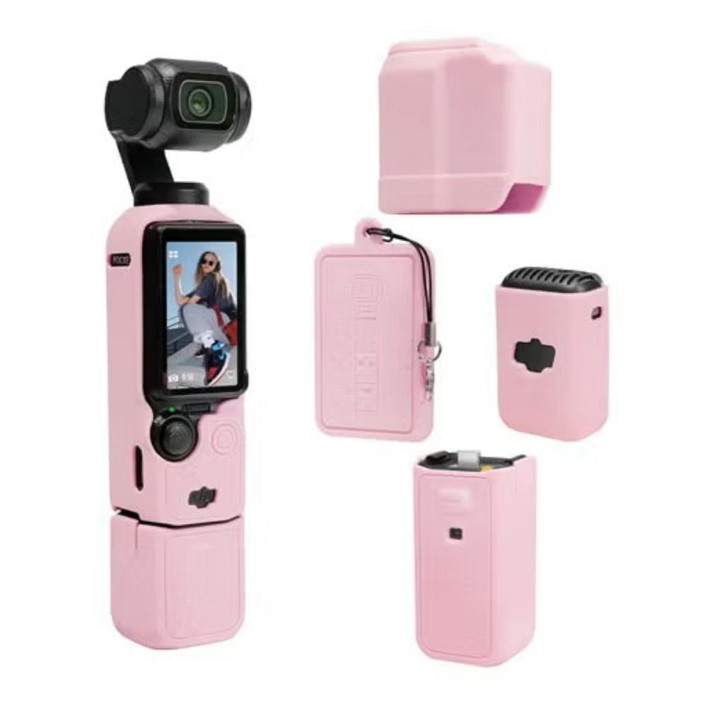 Silicone Case for DJI Osmo Pocket 4 with Lens Cover