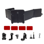 Helmet chin mount with removable quick release for GoPro and Insta360