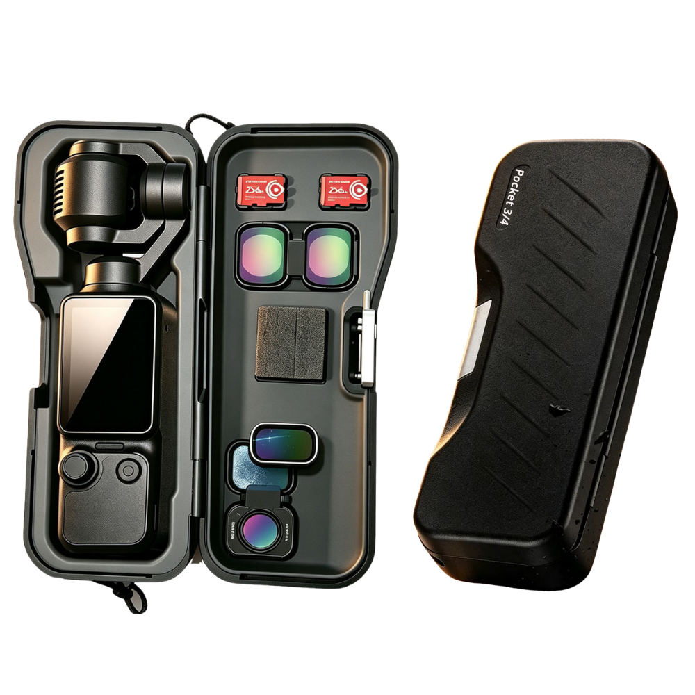 All in 1 Hard Shell Storage Case for DJI Osmo Pocket 4/3 | Shockproof Bag