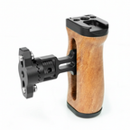 wooden nato side handle grip for dslr