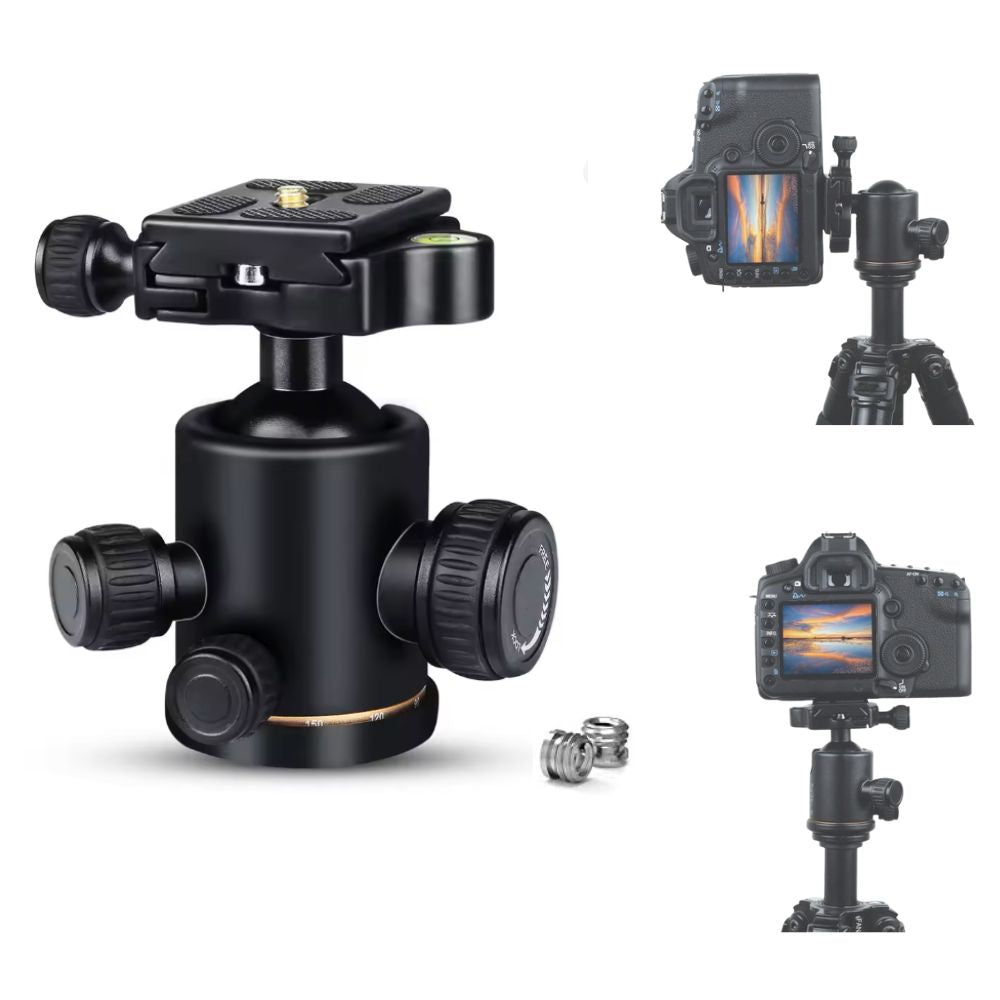 Tripod Ball Head, Camera Tripod Head, DSLR Tripod Head, 