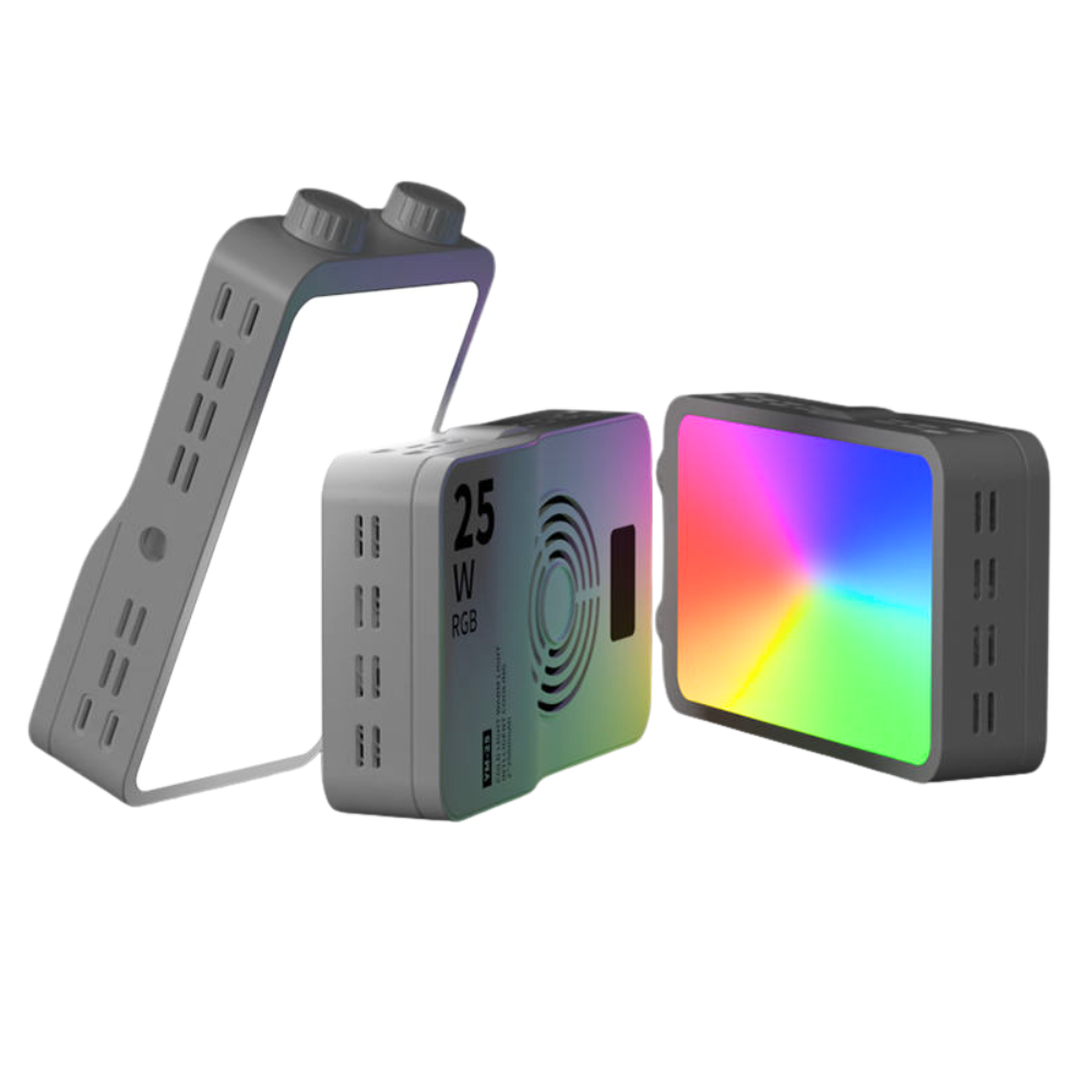 25W RGB LED camera light portable pocket fill lamp