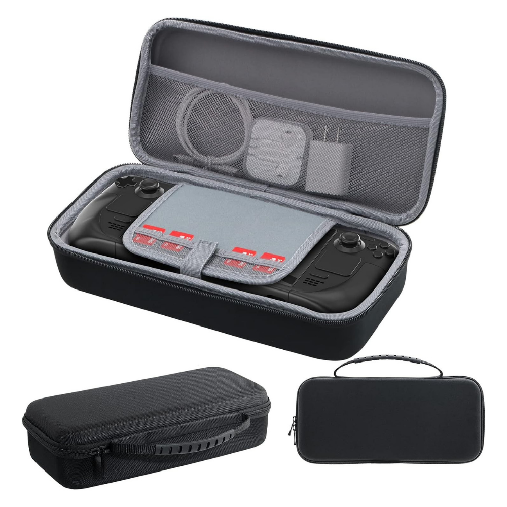 steam deck carrying case hard eva protection