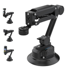 electric suction cup camera mount with z spring shock absorber