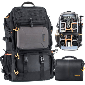 large TARION Pro PB-01 camera backpack with shoulder bag