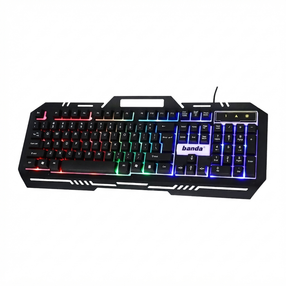 full-size RGB wired gaming keyboard 