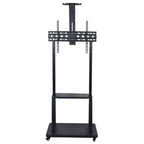 TV trolley stand with wheels for 32–65 inch screens