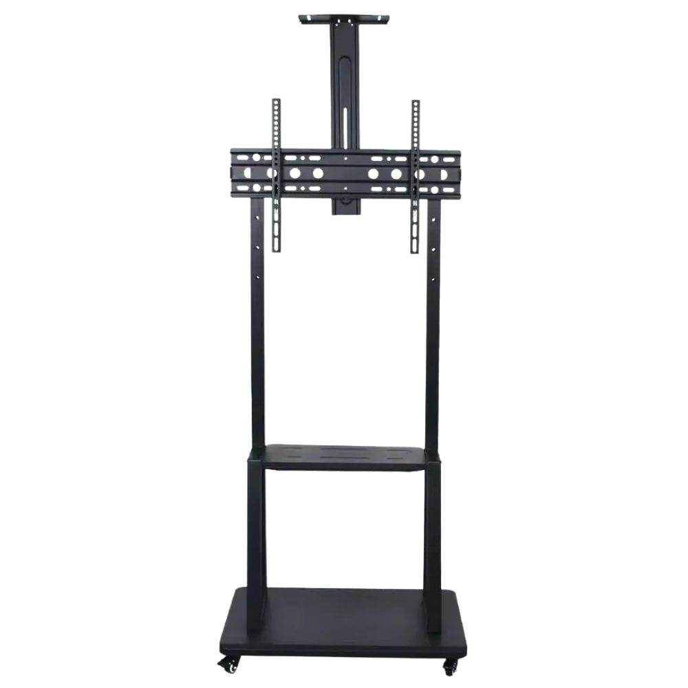 TV trolley stand with wheels for 32–65 inch screens