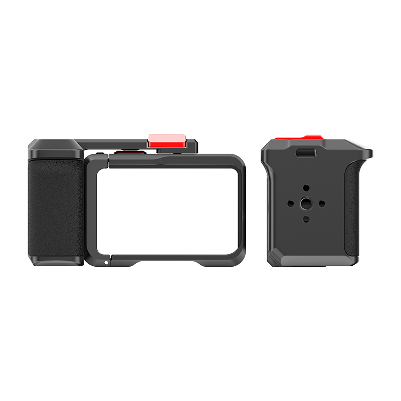 Street snap grip with retro frame holder for DJI Osmo Action 5 Pro