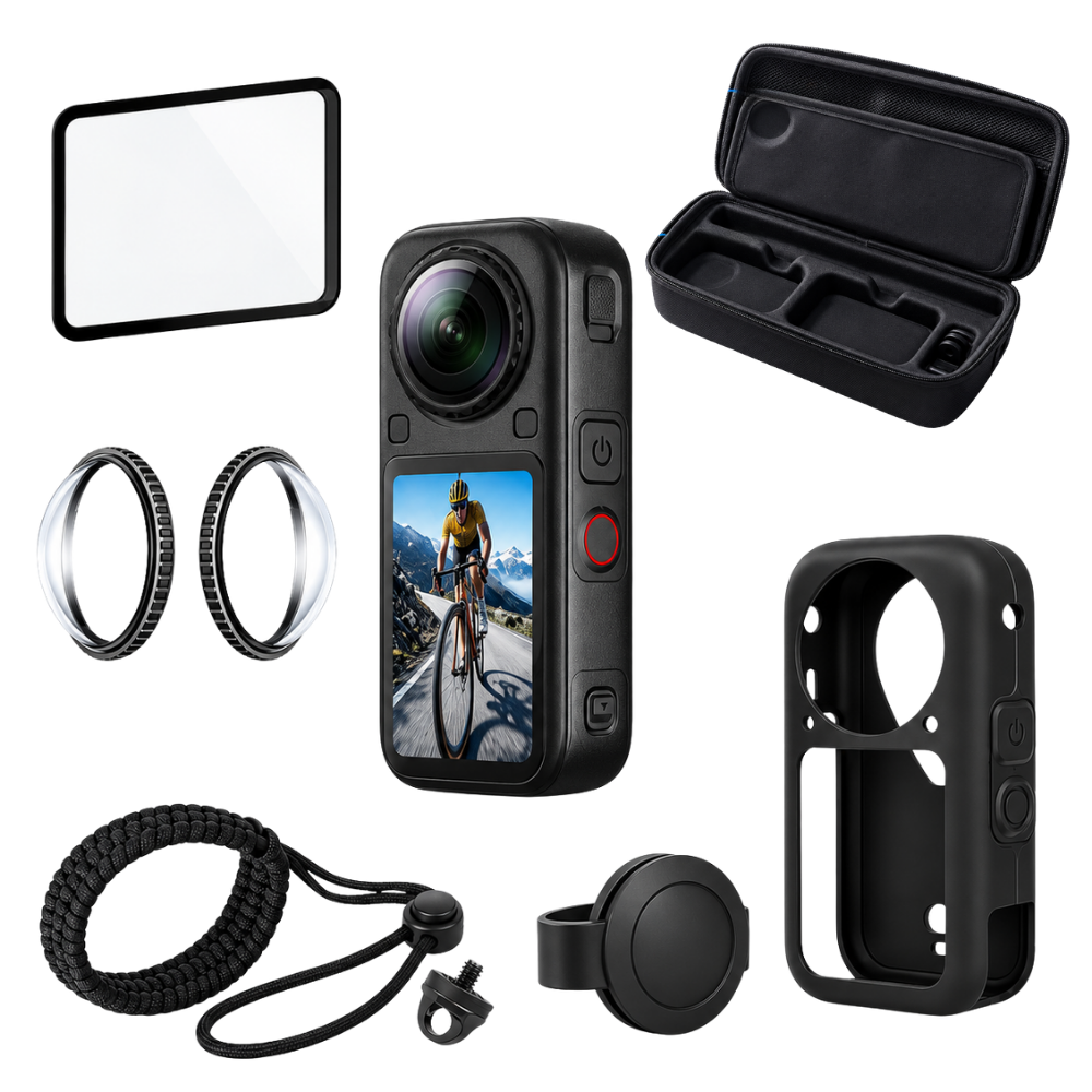 5-in-1 accessories kit for Insta360 X6 camera